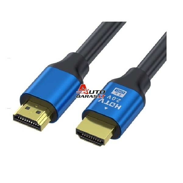 HDMI–HDMI kabelis Wirelee (8 m, HDMI 2.0, 4K, 60 Hz, 18 Gbit/s, juodas)