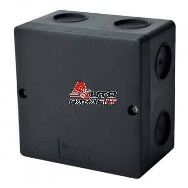 Hermetinė paskirstymo dėžutė Kopos KSK 100_FA (juoda, 101x101x63mm, IP66, UV atspari) Hermetinė paskirstymo dėžutė Kopos KSK 100_FA (juoda, 101x101x63mm, IP66, UV atspari)