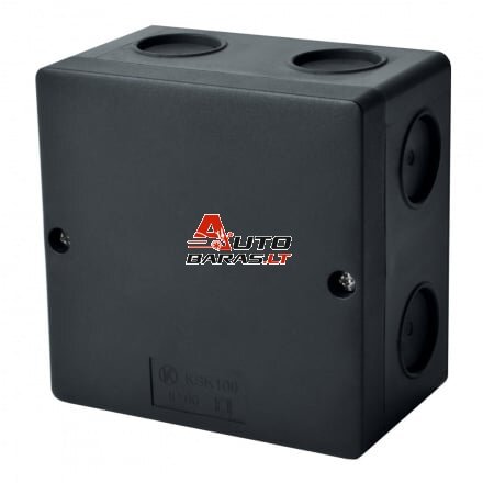 Hermetinė paskirstymo dėžutė Kopos KSK 100_FA (juoda, 101x101x63mm, IP66, UV atspari)