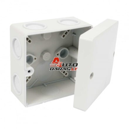 Hermetinė paskirstymo dėžutė Kopos KSK 80_KA (balta, 81x81x54mm, IP66, UV atspari)