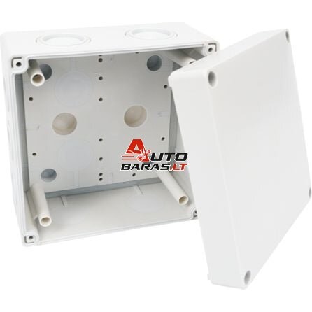 Hermetinė paskirstymo dėžutė Kopos KSK 125_KA (balta, 126x126x76mm, IP66, UV atspari)