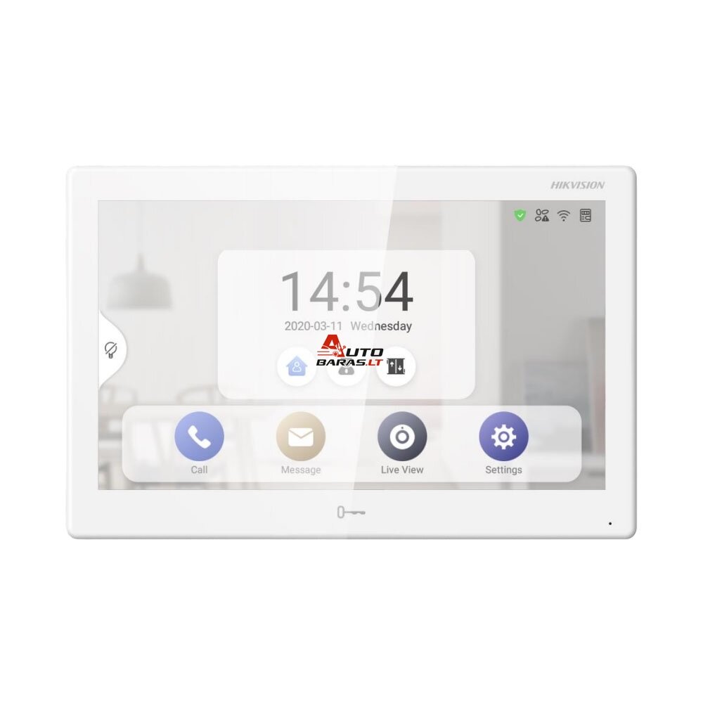 Hikvision android monitorius telefonspynėms DS-KH9510-WTE1 (baltas)