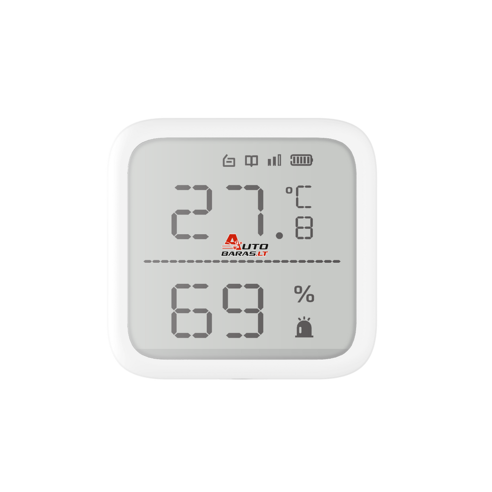 Hikvision temperatūros ir drėgmės matuoklis DS-PDTPH-E-WE AX PRO