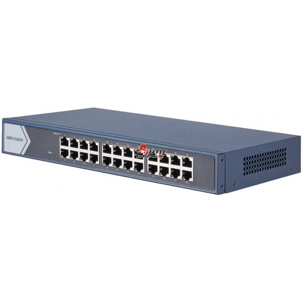 Hikvision 24 prievadų komutatorius DS-3E0524-E(B)