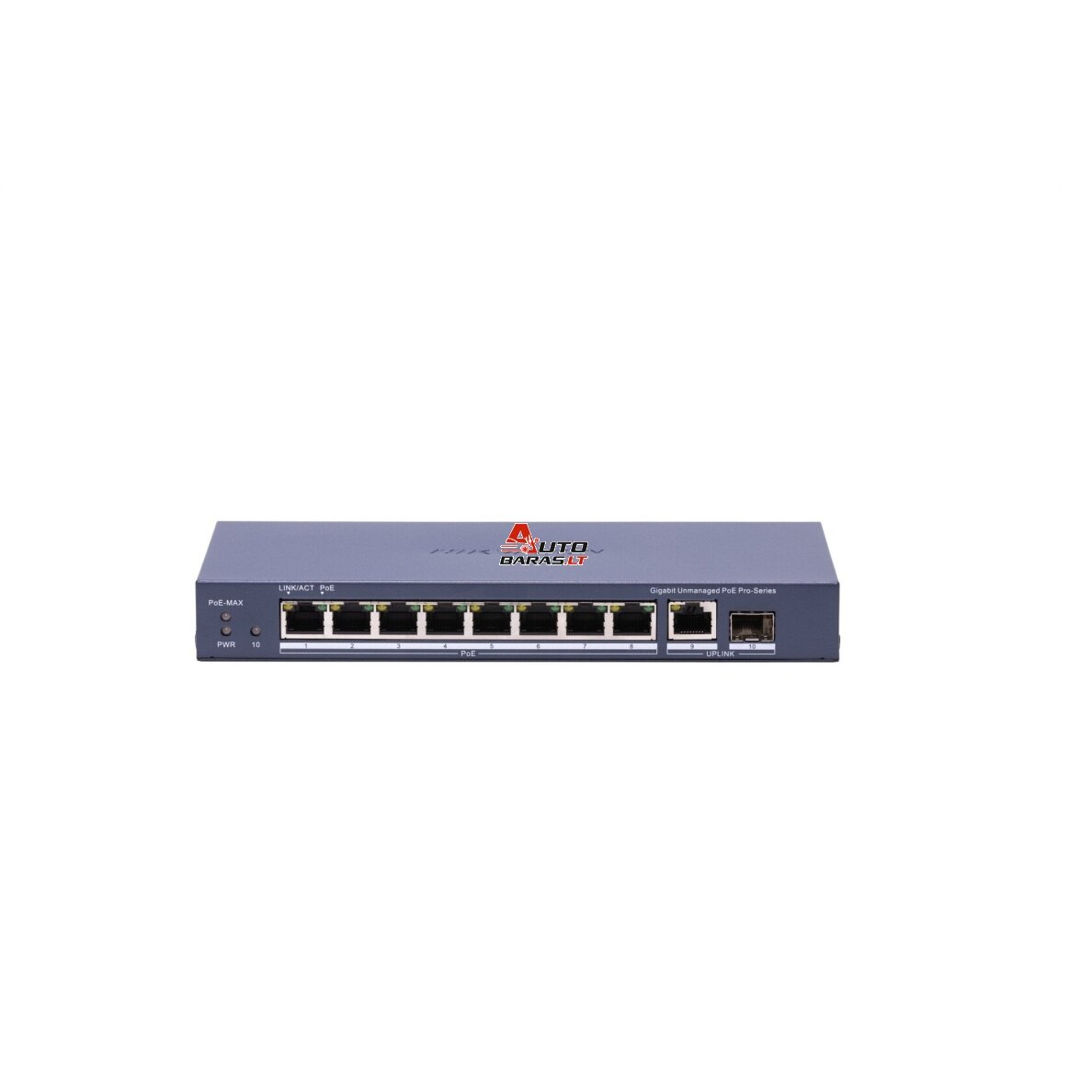 Hikvision 10 prievadų 8 PoE komutatorius DS-3E0510P-E(B)