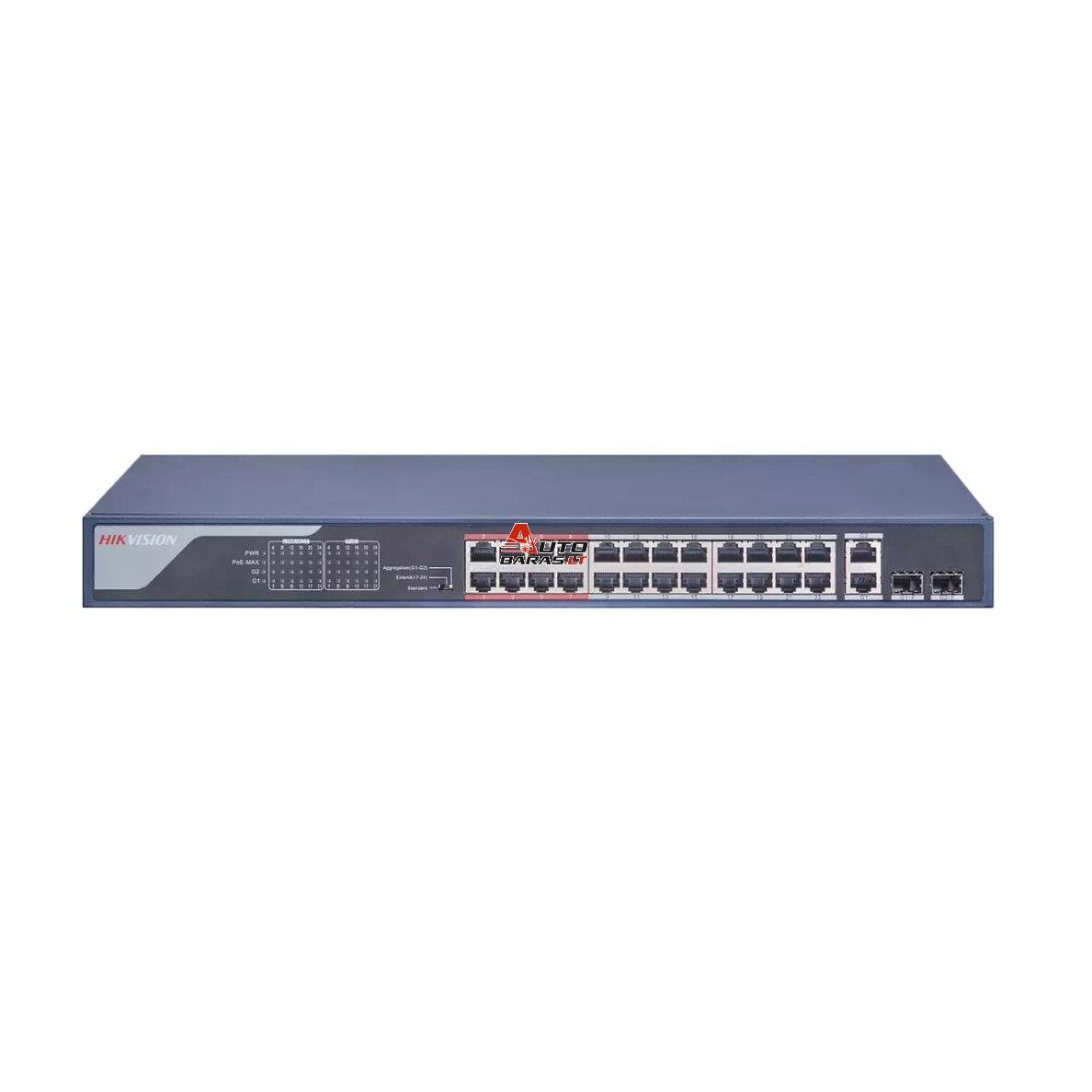 Hikvision 26 prievadų 24 PoE komutatorius DS-3E0326P-E(C)