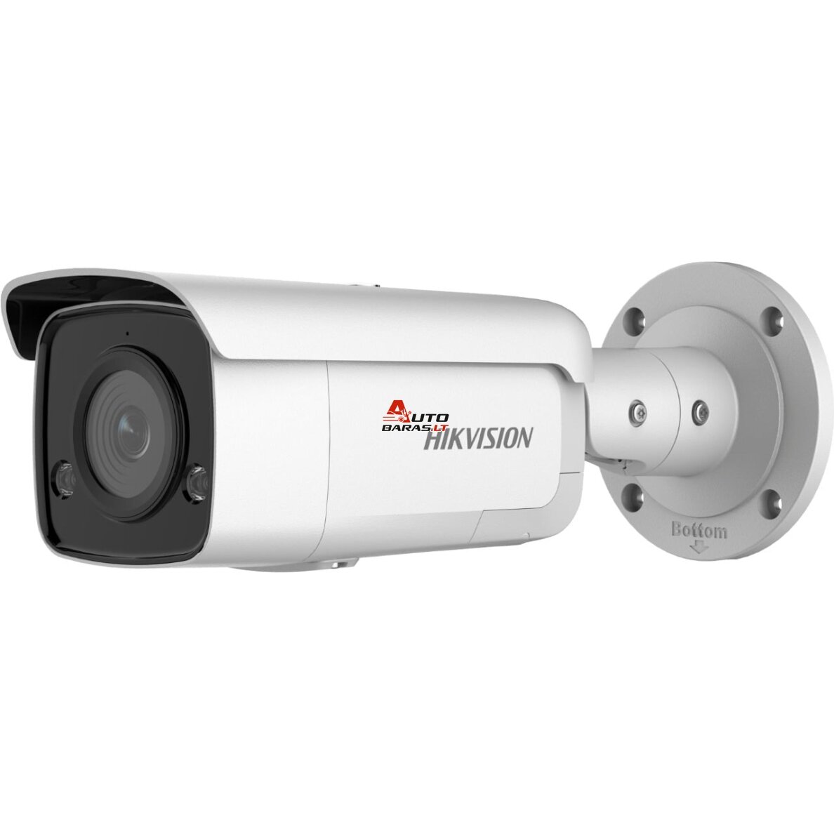 Hikvision bullet DS-2CD2T86G2H-IS2U/SL(eF) F4 (balta, 8 MP, 60 m. IR, AcuSense, DarkFighter)