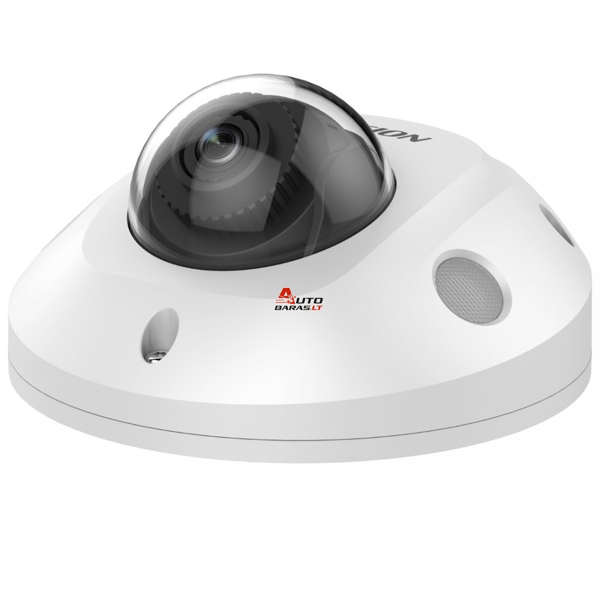 Hikvision mini dome DS-2CD2546G2-IS F4 (balta, 4 MP, 30 m. IR, AcuSense)