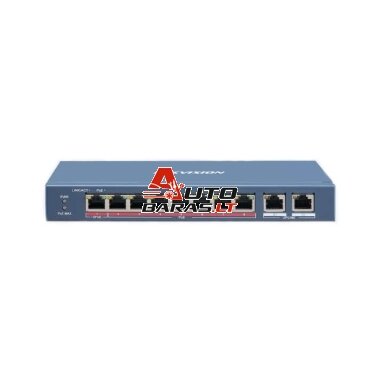 Hikvision 10 prievadų 8 PoE prievadų  komutatorius DS-3E0310HP-E