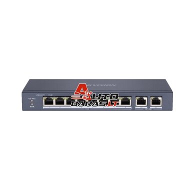 Hikvision 10 prievadų 8 PoE prievadų komutatorius DS-3E0310P-E/M