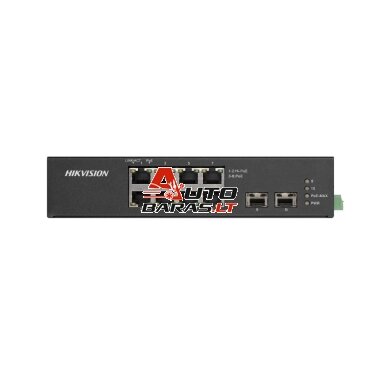 Hikvision 10 prievadų 8 PoE prievadų pramoninis komutatorius DS-3T0510HP-E/HS