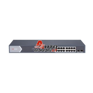 Hikvision 18 prievadų 16 PoE prievadų komutatorius DS-3E0518P-E/M Hikvision 18 prievadų 16 PoE prievadų komutatorius DS-3E0518P-E/M