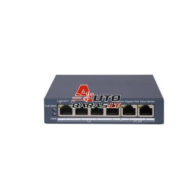 Hikvision 6 prievadų komutatorius DS-3E1506P-EI/M (valdomas) Hikvision 6 prievadų komutatorius DS-3E1506P-EI/M (valdomas)