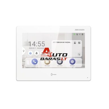 Hikvision android monitorius telefonspynėms DS-KH9310-WTE1 (baltas) Hikvision android monitorius telefonspynėms DS-KH9310-WTE1 (baltas)