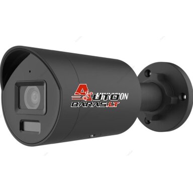 Hikvision bullet DS-2CD2046G2H-IU F2.8 (juoda, 4 MP, 40 m. IR, AcuSense, DarkFighter)