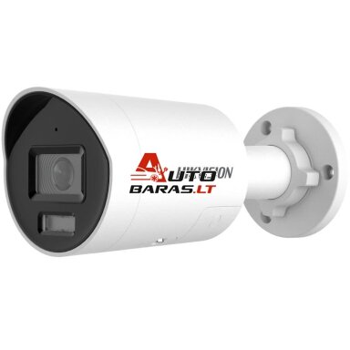Hikvision bullet DS-2CD2087G2H-LIU/SL F2.8 (balta, 8 MP, 40 m. IR; 40 m. LED, Hybrid Light)