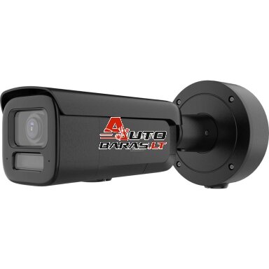 Hikvision bullet DS-2CD2647G3-LIZS2UY/SL F2.8-12 (juoda, 4 MP, 60 m IR+LED, Hybrid Light, ColorVu 3.0, AcuSense 3.0)