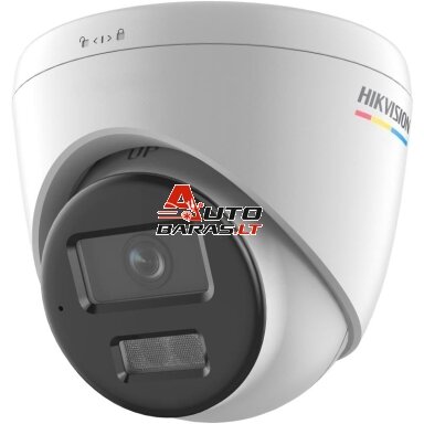 Hikvision dome DS-2CD1347G2H-LUF F2.8 (balta, 4 MP, 30 m. IR, 30 m. LED, Hybrid light)