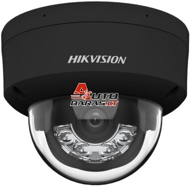 Hikvision Dome DS-2CD2143G2-LIS2U 2.8mm (Juoda, 4MP, AcuSense, IR+LED 30 m.)
