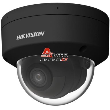 Hikvision dome DS-2CD2146G2H-ISU F2.8 (juoda, 4 MP, 30 m. IR, Hybrid Light)