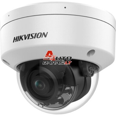 Hikvision dome DS-2CD2187G2H-LISU F2.8 (balta, 8 MP, 30 m. IR; 30 m. LED; Hybrid Light) Hikvision dome DS-2CD2187G2H-LISU F2.8 (balta, 8 MP, 30 m. IR; 30 m. LED; Hybrid Light)
