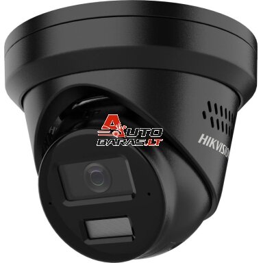 Hikvision dome DS-2CD2383G2-LI2U/SL F2.8 (juoda, 8 MP, 30 m IR+LED, AcuSense)