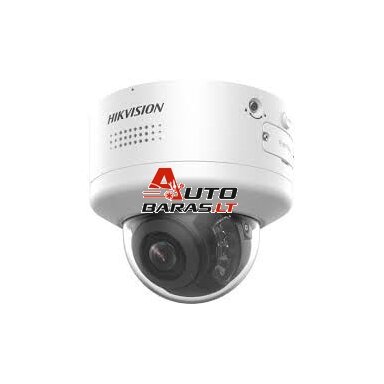 Hikvision dome DS-2CD2787G2H-LIPTRZS2U/SL F2.8-12 (balta, 8 MP, IR, LED iki 40m, ColorVu, DarkFighter)