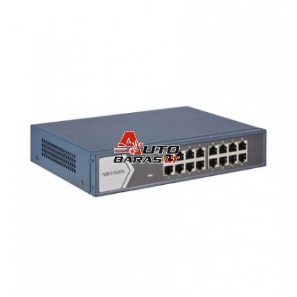 Hikvision 16 prievadų komutatorius DS-3E0516-E(B)