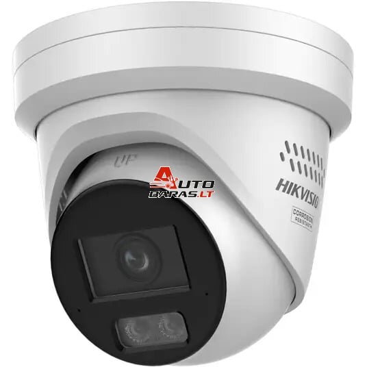 Hikvision Dome DS-2CD2387G3-LIS2UY/SRB F4 (balta, 8MP, Hybrid Light, ColorVu, IR + LED 30m)