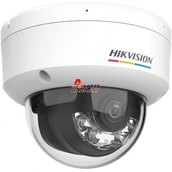 Hikvision dome DS-2CD1147G2H-LIUF F2.8 (balta, 4 MP,30 m IR, 30 m. LED, ColorVu)