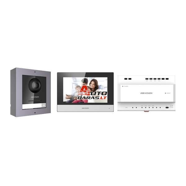 Hikvision telefonspynės 2 laidų komplektas DS-KIS702-P Hikvision telefonspynės 2 laidų komplektas DS-KIS702-P