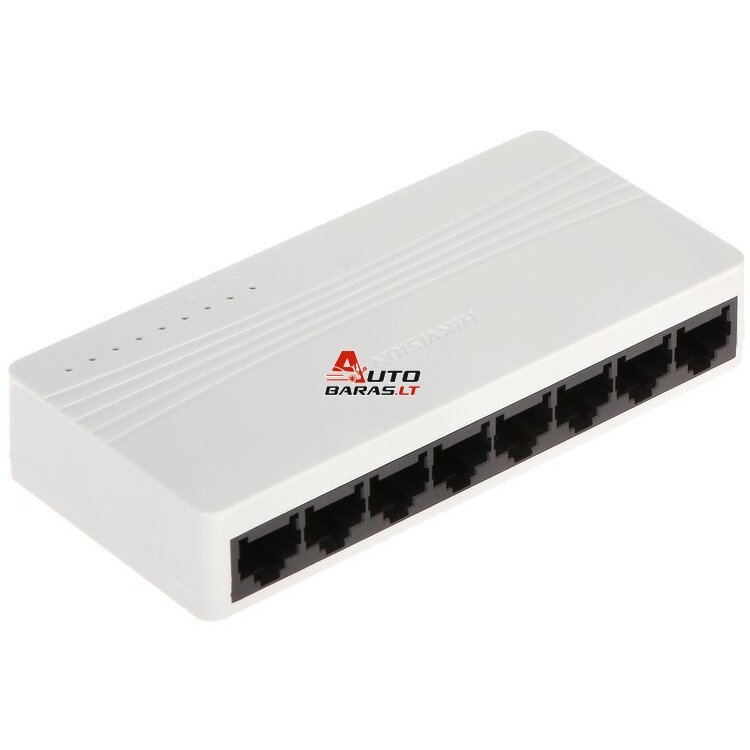 Hikvision 8 prievadų komutatorius  DS-3E0108D-E