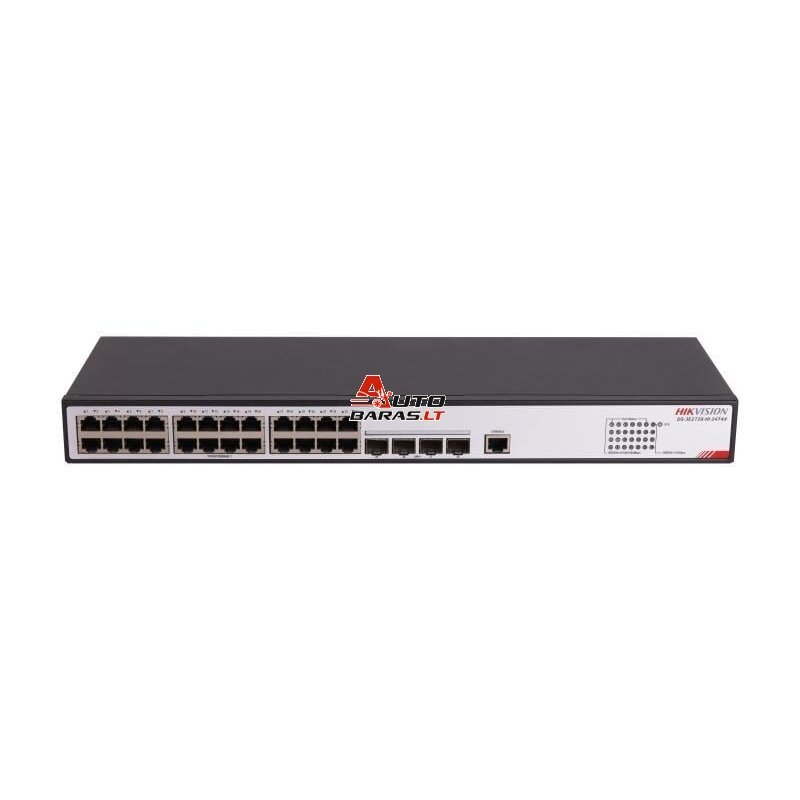 Hikvision 28 prievadų prievadų komutatorius DS-3E2728-HI-24T4X