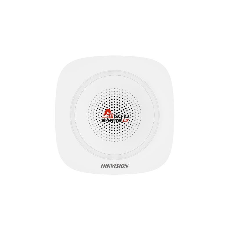 Hikvision belaidė sirena DS-PS1-I-WE(B)(red) AX PRO (vidaus, raudona blykstė)