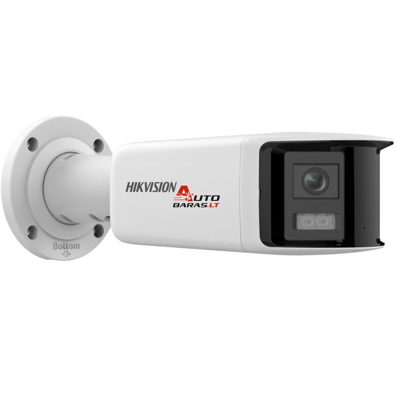 Hikvision Bullet DS-2CD2T87G3P-LIS2UY/SL F2.8 (Balta, 180°, 8MP, IR + LED 40m, ColorVu 3.0)