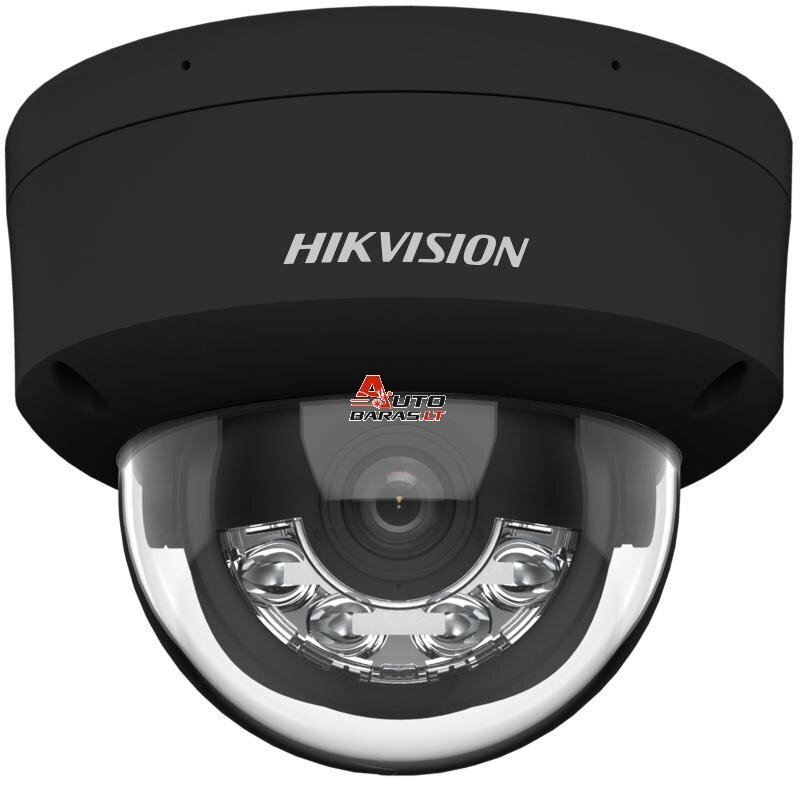 Hikvision Dome DS-2CD2143G2-LIS2U 2.8mm (Juoda, 4MP, AcuSense, IR+LED 30 m.)