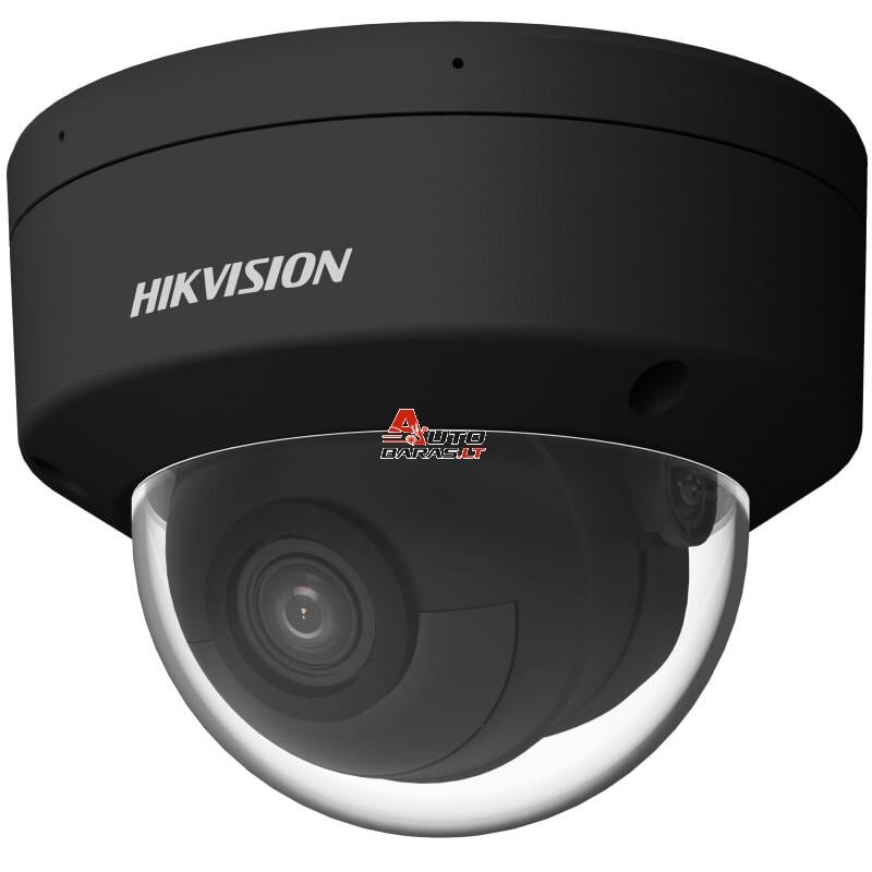 Hikvision dome DS-2CD2146G2H-ISU F2.8 (juoda, 4 MP, 30 m. IR, Hybrid Light)