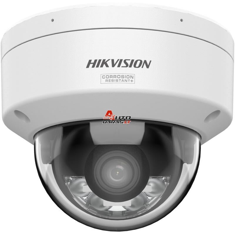 Hikvision dome DS-2CD2187G3-LIS2UY F2.8 (balta, 8 MP, 30 m IR; 30 m LED; Hybrid Light, ColorVu)