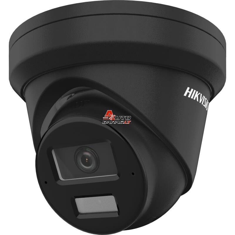 Hikvision dome DS-2CD2343G2-LI2U F2.8 (juoda, 4 MP, 30 m IR+LED, AcuSense)