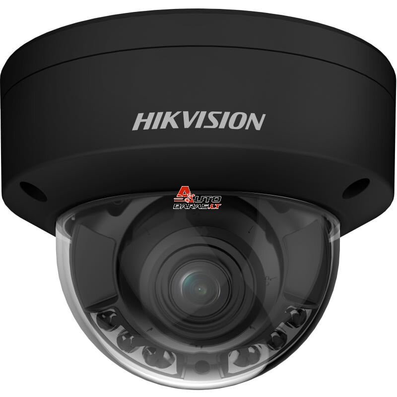 Hikvision dome DS-2CD2747G2HT-LIZS F2.8-12 (juoda, 4 MP, 40 m. IR, ColorVu)