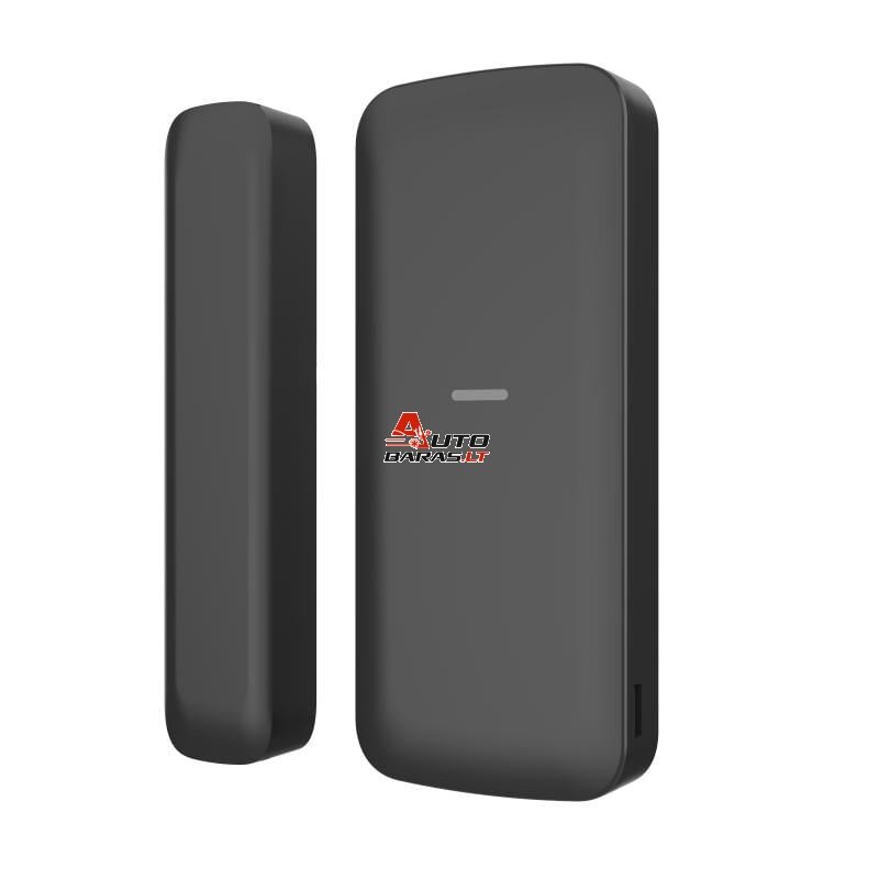 Hikvision plonas belaidis magnetinis jutiklis DS-PDMCS-EG2-WE(B) AX PRO (Juodas)