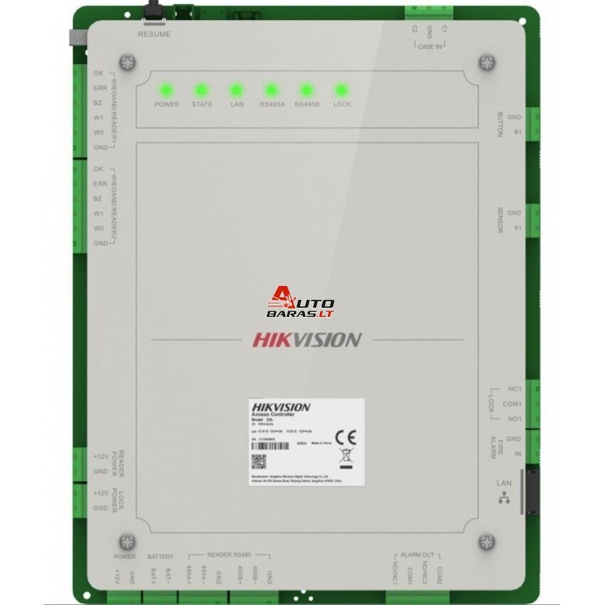 Hikvision įeigos kontroleris DS-K2621X(P)