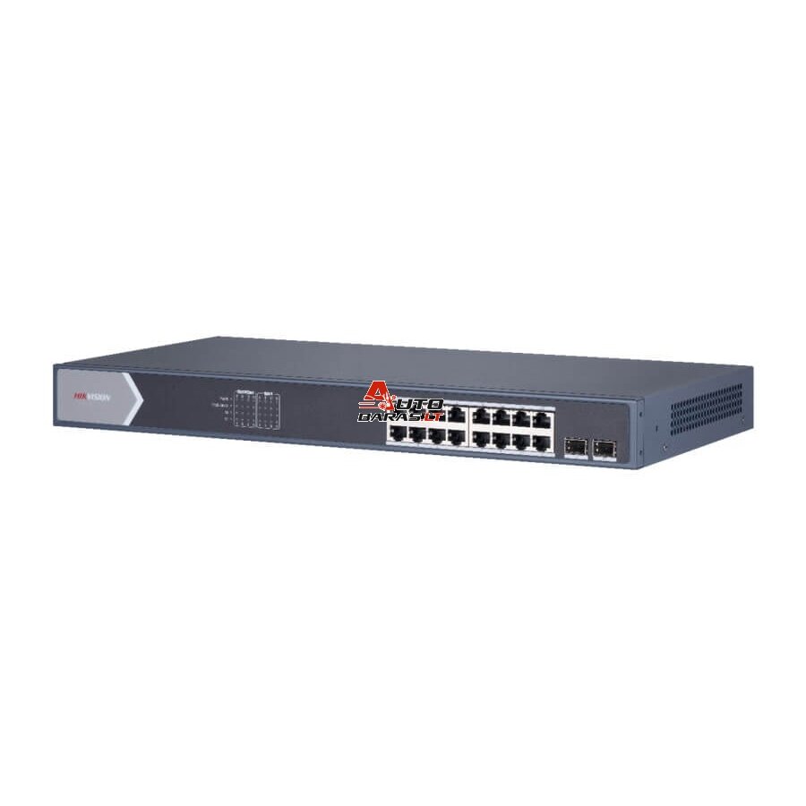 Hikvision 18 prievadų 16 PoE prievadų komutatorius DS-3E0518P-E