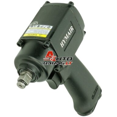 HYMAIR pneumatinis smūginis suktuvas/veržliasukis 1/2“ Mini 520Nm HYMAIR pneumatinis smūginis suktuvas/veržliasukis 1/2“ Mini 520Nm