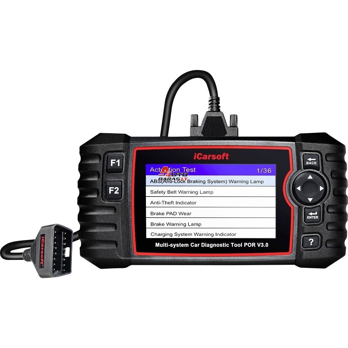 iCarsoft POR V3.0 (Porsche) Profesionali diagnostikos įranga 2
