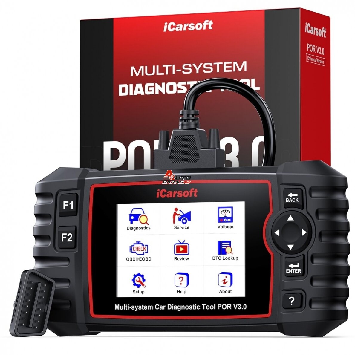 iCarsoft POR V3.0 (Porsche) Profesionali diagnostikos įranga 3