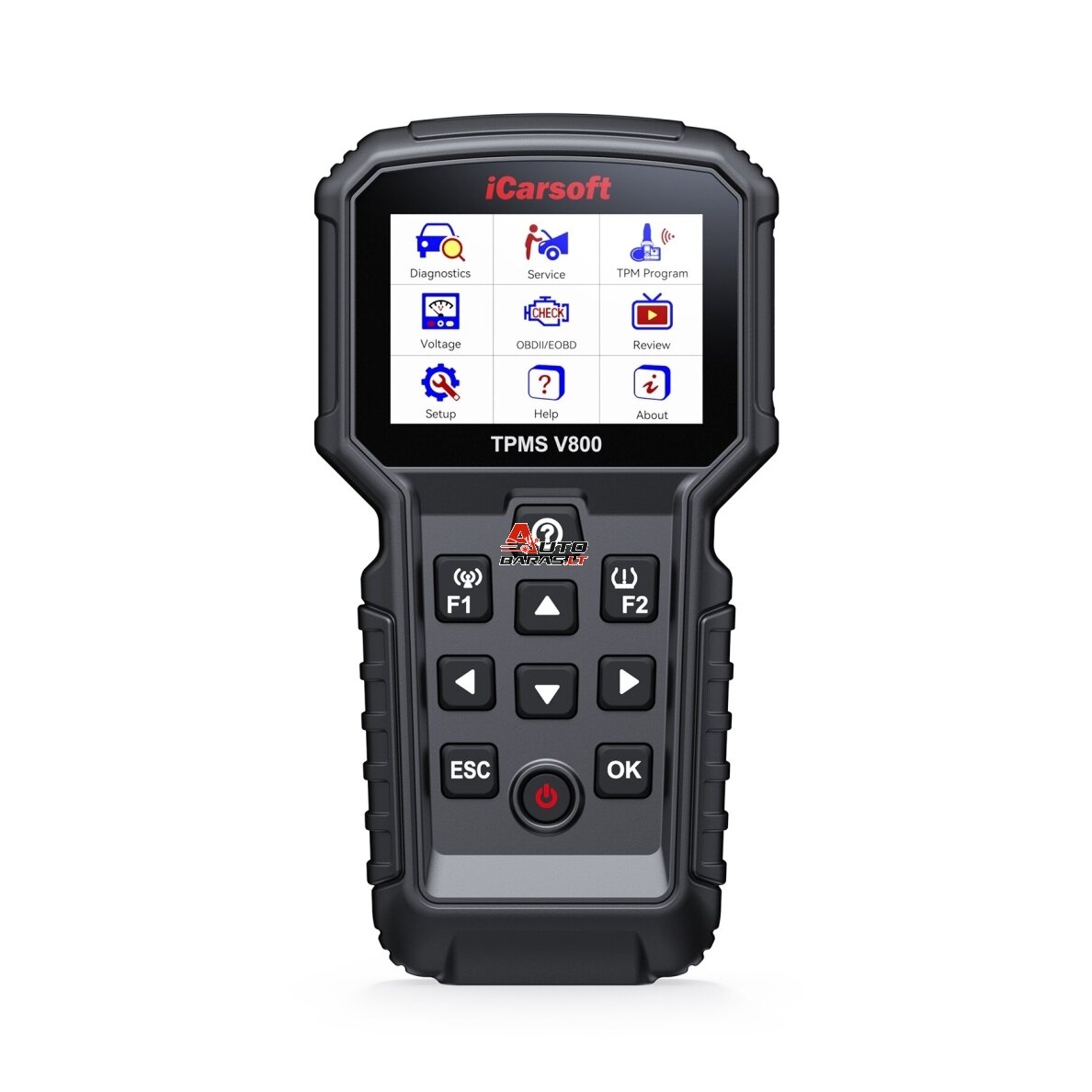 iCarsoft TPMS V800 padangų daviklių pririšimui / kodavimui / programavimui + OBD diagnostika 2