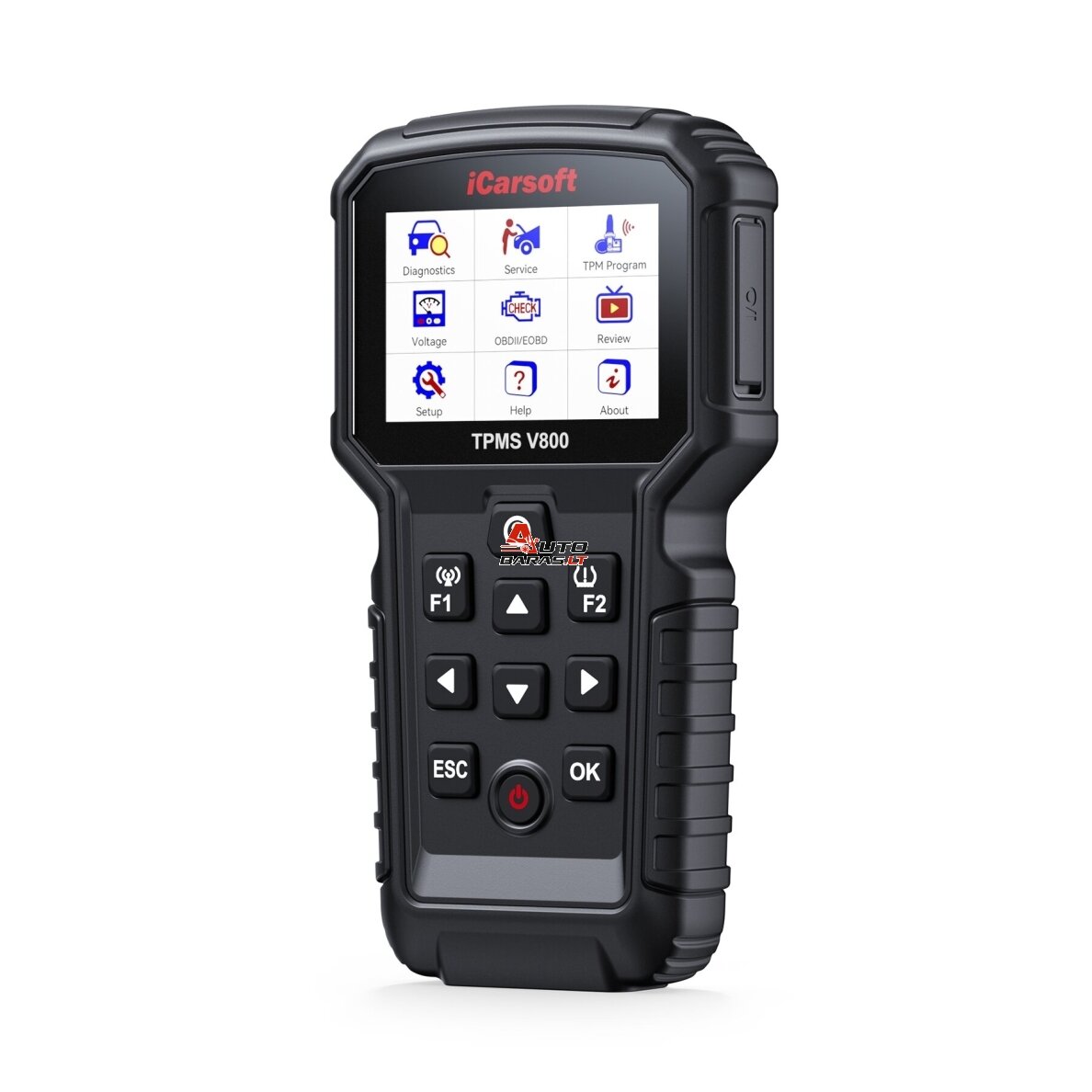 iCarsoft TPMS V800 padangų daviklių pririšimui / kodavimui / programavimui + OBD diagnostika 3