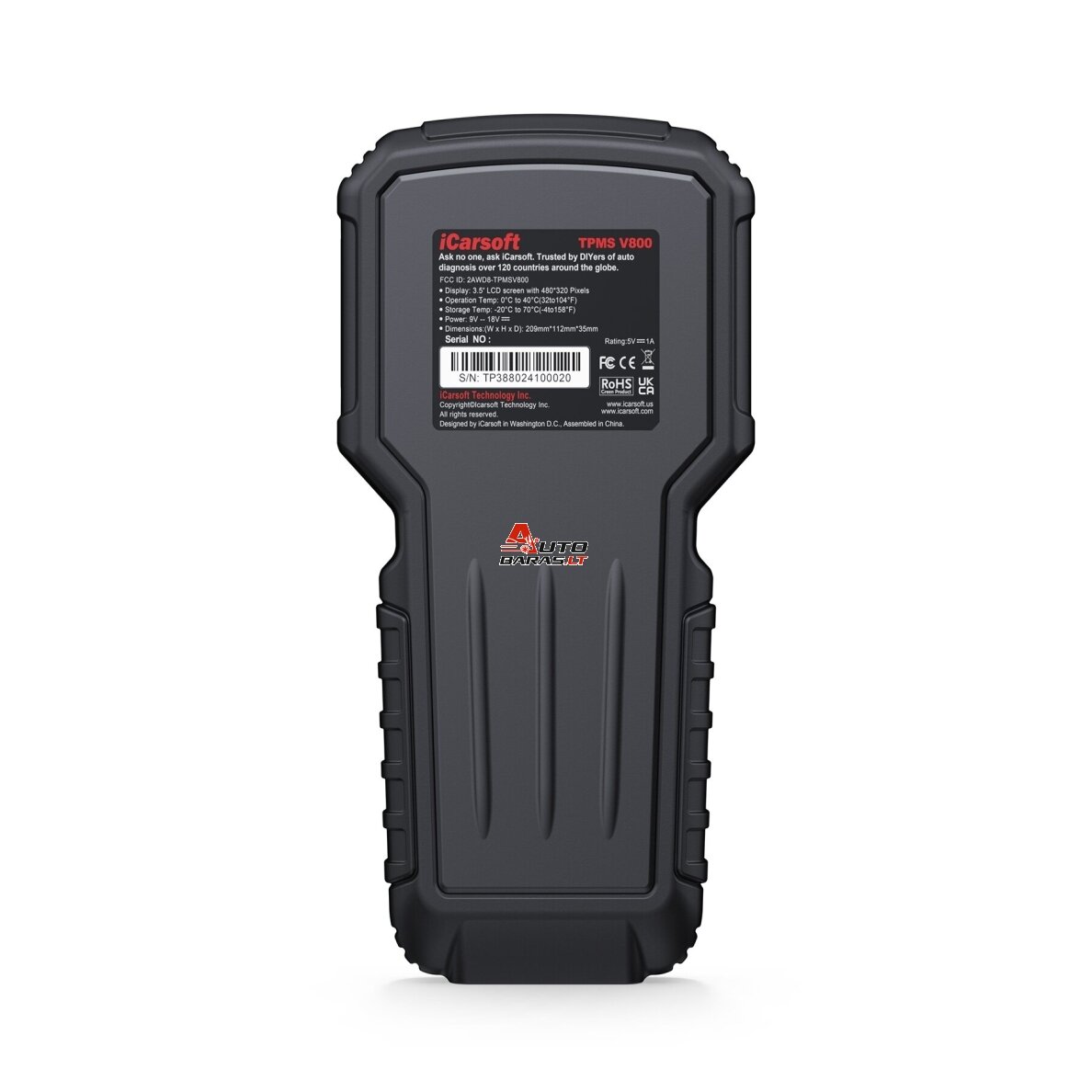iCarsoft TPMS V800 padangų daviklių pririšimui / kodavimui / programavimui + OBD diagnostika 6