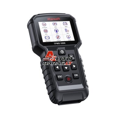 iCarsoft TPMS V800 padangų daviklių pririšimui / kodavimui / programavimui + OBD diagnostika
